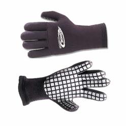 Junior Edge Poly Glove - Black/White