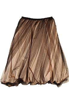 Tulle Satin Bubble Skirt