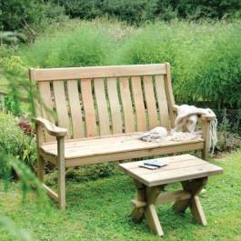 Farmers Pine 5ft High Back Bench