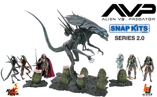 Alien vs Predator Snap Kit - Grid Alien