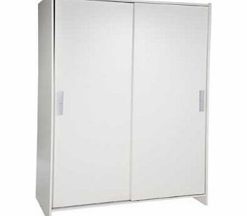 Capella Sliding 2 Door Wardrobe - Soft White.