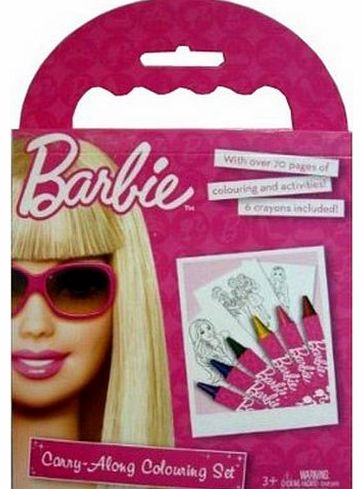 Barbie Carry Along Colouring Set