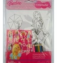 Barbie Colouring Set