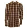 Chunky Plaid L/S Shirt (Burgundy)