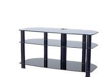 Sonas Black Glass 3 Tier LCD TV Stand for up 42 TVs and Plasmas