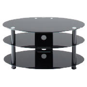 T-ESO1000/3-BLK Universal 3 Tier Oval