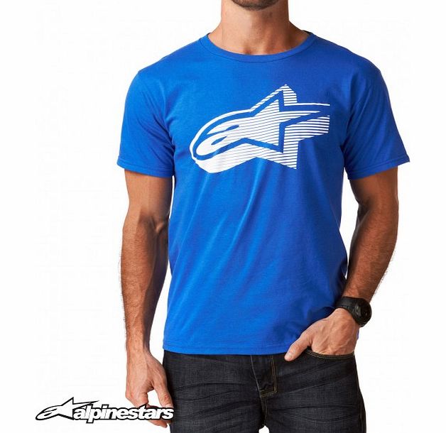 Mens Alpinestars Faded Classic T-Shirt - Royal