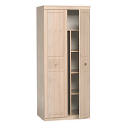 - Lattice 2 Door Wardrobe with Fitted