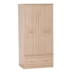 Lattice 2 Door / 1 Drawer Wardrobe Combo