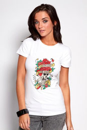 Tattoo Diamante Printed T-Shirt