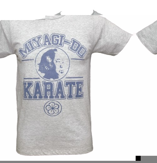 Men` Grey Miyagi-Do T-Shirt from American Classics