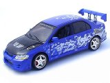 American Muscle - 1:18 Scale 01 Mitsubishi Evo VII - Trublue Pearl