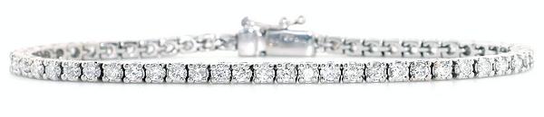 White Gold Diamond Bracelet (100)