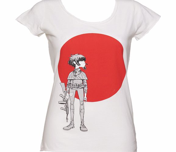 Ladies White The Gorillaz Empire Ants T-Shirt