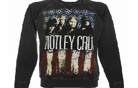 Mens Motley Crue Danger Charcoal Sweater