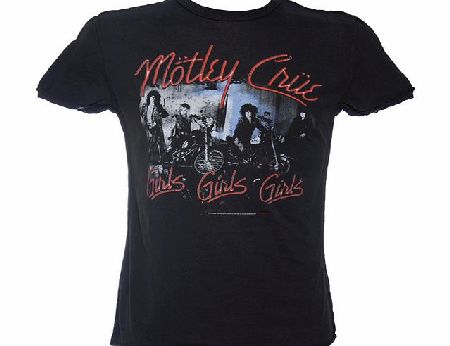 Mens Motley Crue Girls Girls Girls Charcoal