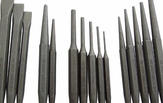 Amtech Am-Tech Mechanics Punch and Chisel Set (16 Pieces)