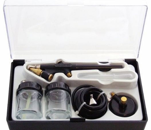 Amtech Am-Tech Mini Air Brush Kit includes 170cm Vinyl Hose/ 2/0.75oz Jar with Cover/ Air Brush