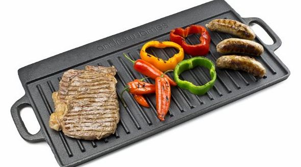 Non-Stick Cast Iron Reversible Griddle Pan