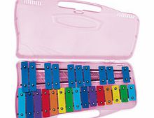 AG-25N2 G4-G6 25 Note Glockenspiel Pink Case