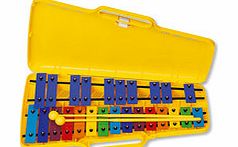 AX-25N3 G4-G6 25 Note Glockenspiel Yellow