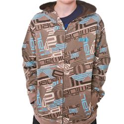 Boys Davis Zip Hoody - Fossil