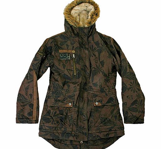 Ladies Animal Bluebonnet Lined Parka 200