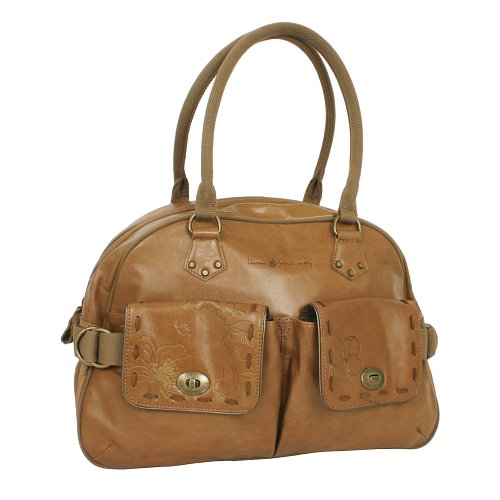 Ladies Animal Mayweed Leather Bag Brown