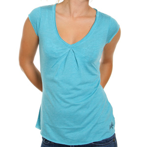 Appledore Cap sleeve tee - Lagoon