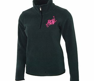 Ladies Animal Saha 1/4 Zip Layering Fleece. Black