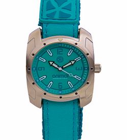 Ladies Animal Side Shore Watch. Aqua