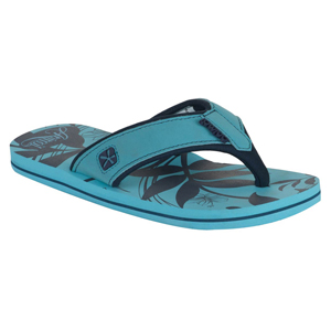 Ladies Animal Swish Flip Flop. Legion Blue