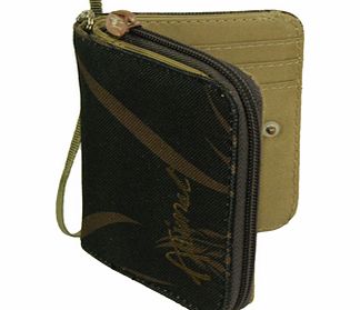 Ladies Animal Taieri Zip Wallet. Raven