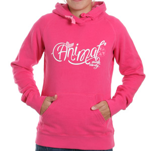 Animal Ladies Rafferty Hoody - Fluoro Pink