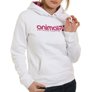 Animal Ladies Revie Hoody - White