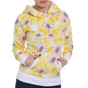 Animal Ladies Rollo Hoody - Pale Banana