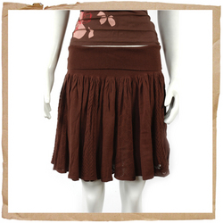 Animal Ladys Mantle Skirt Chocolate