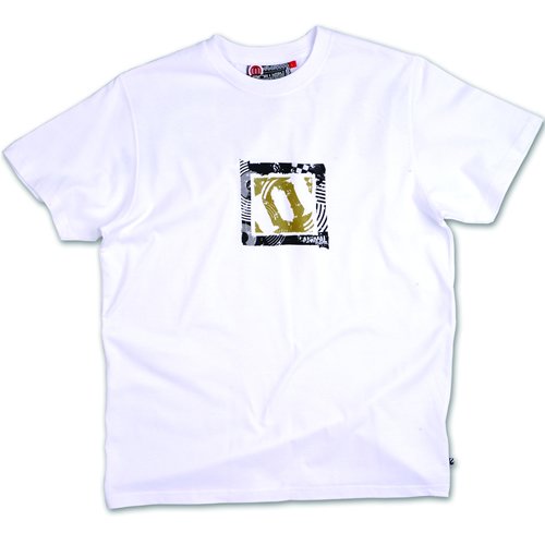 Mens Animal Badger Tee 001 White