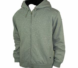 Mens Animal Dingle Fur Lined Zip Thru Hoody.