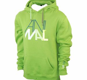 Animal Mens Mens Animal Hang Loose Logo Hoody. Kiwi