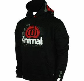 Animal Mens Mens Animal Hawker Hoody. Black