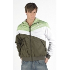 Mens Panel Tech Jacket Grape Leaf