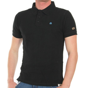 Plunge Polo shirt - Black