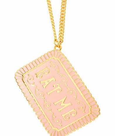 Gold Eat Me Alice in Wonderland Biscuit