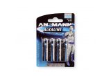 Ansmann Alkaline AA Batteries - Pack of 4