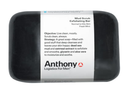 anthony logistics Exfoliating Mud Scrub Bar