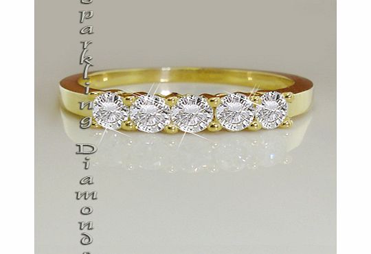 1/2CT WHITE DIAMOND ETERNITY RING