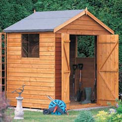 Apex Overlap 7X5Ft Double Door Shed