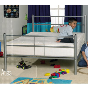 Atlas 3FT Single Metal Bedstead