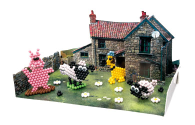 Beads Art - Shaun the Sheep